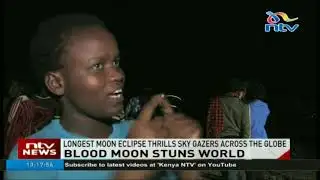 Longest moon eclipse thrills sky gazers across the globe