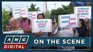 LOOK: Groups hold protest vs massive oil price hikes | ANC