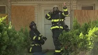 Lorain firefighters highlight staffing shortage with fire demo