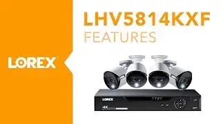 LOREX 4K Active Deterrence Security Camera System (LHV5814KXF)