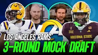 Los Angeles Rams 3 Round Mock Draft | PFF