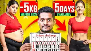 Lose 5 Kg in 5 Days Naturally | 100% Result Challenge by Manmohan Yogi.