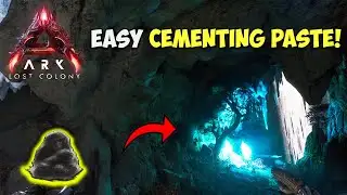 Lost Colony SECRET Cementing Paste Cave | ARK Survival Ascended