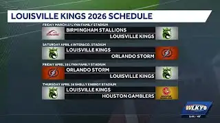 Louisville Kings release 2026 UFL schedule