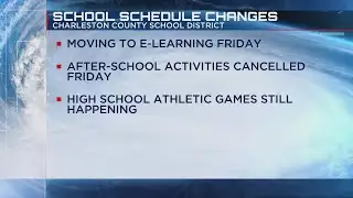 Lowcountry school districts switch to eLearning Friday