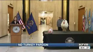 Lt. Governor pardons North Dakota Turkey