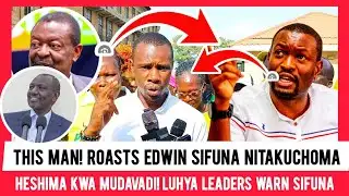 Luhya Leaders Warn Sifuna: Respect Musalia Mudavadi , usicheze na sisi