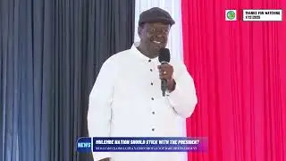 Luhya nation  should stick with president Ruto or else someone else will occupy our space