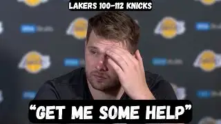 Luka Doncic BEGS FOR HELP after loss - Post Game Interview - Lakers vs Knicks