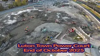 Luton Town Power Court Stadium Construction 25 October 2025