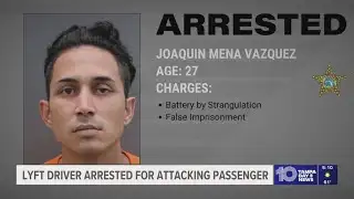 Lyft driver arrested for attacking, threatening woman during ride, deputies say