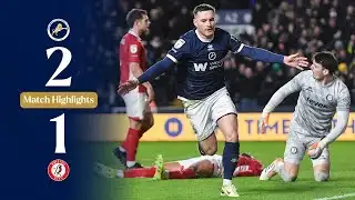 😮‍💨 Macca with the winner | Millwall 2-1 Bristol City | Highlights