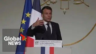 Macron warns Trump that calling Canada the ‘51st state’ risks eroding global order