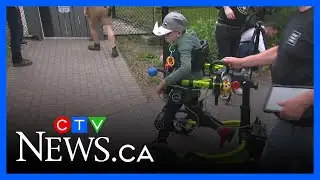 Made-in-Canada robotic walker helps kids with disabilities take first steps