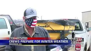 Madison County crews prepare for winter weather