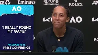 Madison Keys Press Conference | Australian Open 2026 First Round