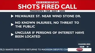 Madison police arrest several in shots fired incident