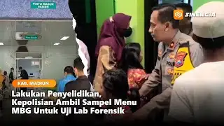 MADIUN REGENCY - Police Conduct Investigation and Take Samples of MBG Menu for Forensic Lab Testing