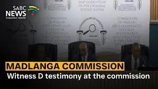 Madlanga Commission | Witness D testimony at the commission