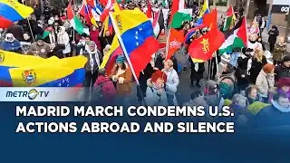 Madrid Protest Demands Respect for International Law