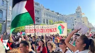 Madrid Protesters Demand Israel Arms Embargo, Call For Total Diplomatic Boycott | VERTEX
