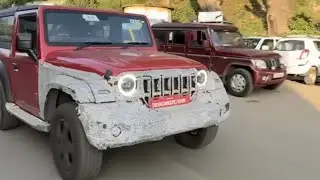 Mahindra Testing Thar Facelift Again | 2026 3Door Thar Facelift Spied With New Looks