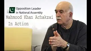 Mahmood Khan Achakzai In Action