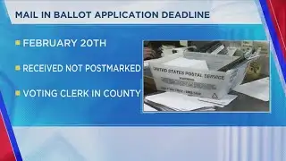 Mail-in ballot application deadline for March 3 election approaches