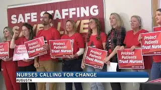 Maine nurses push for safer staffing ratios and better working conditions