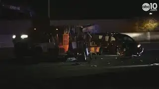 Maintenance worker killed, another hospitalized after I-5 crash in Sacramento