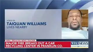 Major fire breaks out at car recycling center in Franklin County