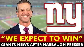 🚨MAJOR Giants News After John Harbaugh Press Conference