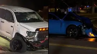 Major highway closed in Charlotte after crash takes down stop light