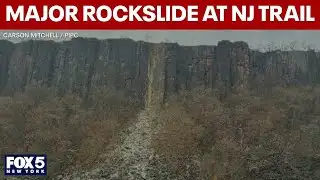 Major rockslide at popular NJ park trail