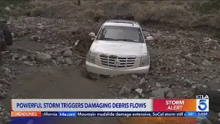 Major storm triggers damaging mudslides in Wrightwood