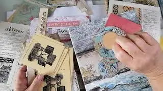 making a sewing journal - part 1 - ephemera