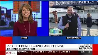 Making progress at the Project Bundle-Up drive