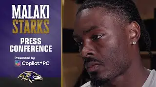 Malaki Starks on His First Career Interception | Baltimore Ravens