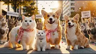 Mama cat passed the interview and brought good news home for her kittens 🐾💼🐱💛