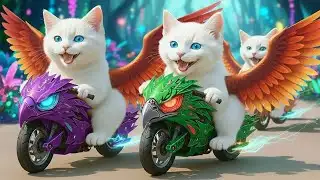 👉 Mama Cat vs GIANT SPIDER ATTACK! 🕷️ Super Mom Saves Kittens with Mecha Jet ✈️