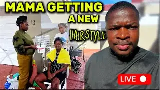 MAMA GETTING A NEW HAIR STYLE ( TYTIE AND KIKI LIVE )