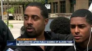 Man arrested after shaming car thief suspect