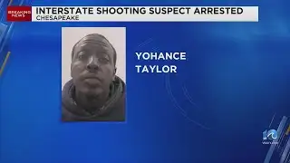Man arrested after shooting at coworkers on I-464 in Chesapeake