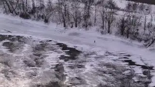 Man arrested after walking on frozen river; experts explain how much danger he was in