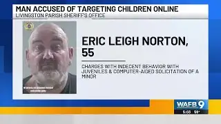 Man arrested on computer-aided solitication of a minor charge