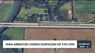 Man arrested on suspicion of fifth OWI
