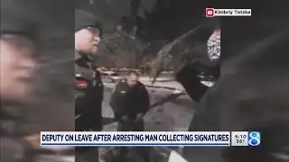 Man arrested while collecting petition signatures wants apology