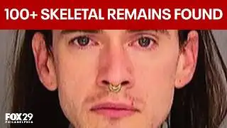 Man charged after over 100 human remains found in his PA home