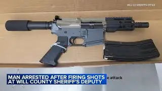 Man charged after shooting at deputy: Will County sheriff