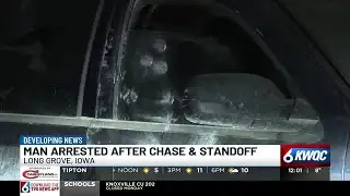 Man charged after traffic stop leads to chase, standoff